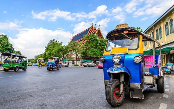 Tuk tuk in Bangkok, Thailand