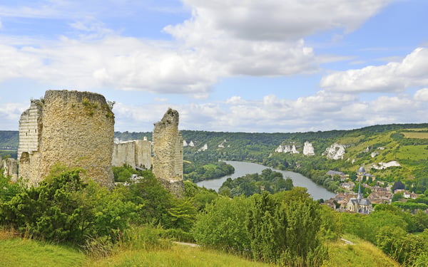 Château Gaillard in Les Andelys, France