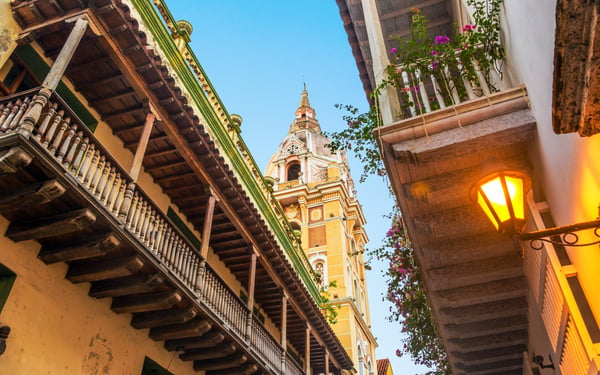 Cartagena Walled City in Colombia