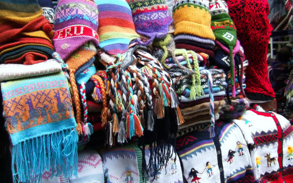 Peruvian wool souvenirs