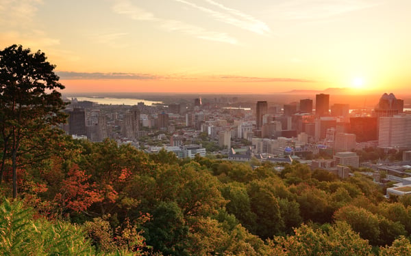 Montréal at dusk