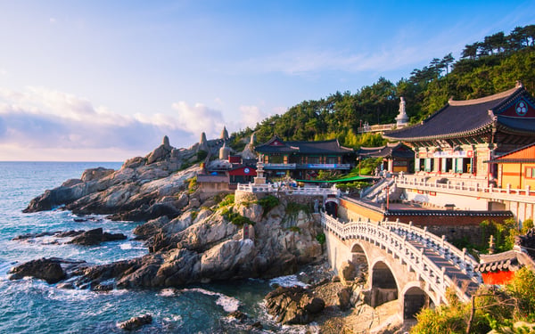 Haedong Yonggungsa temple in Busan, South Korea