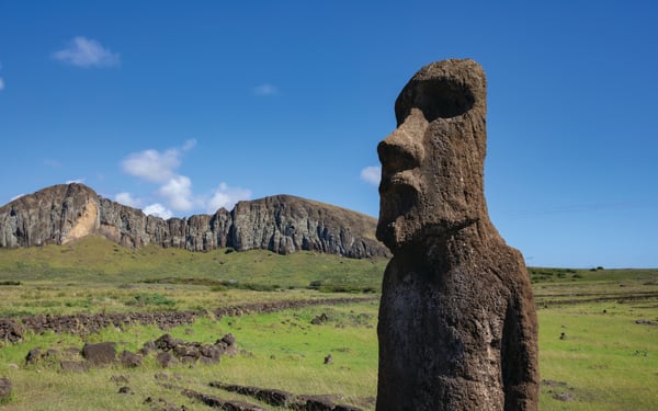 Easter Island, one of the most remote island you can visit on an expedition cruise