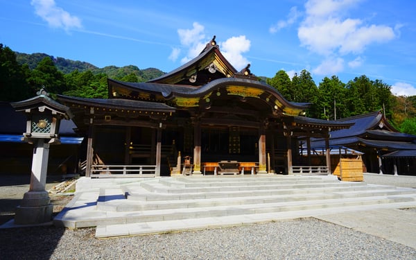 Yahiko shrine in Niigata, Japan