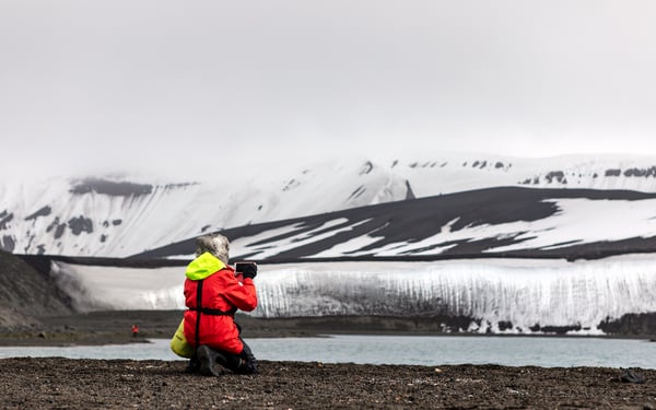 Smartphone photography on a Hurtigruten expedition cruise in Antarctica