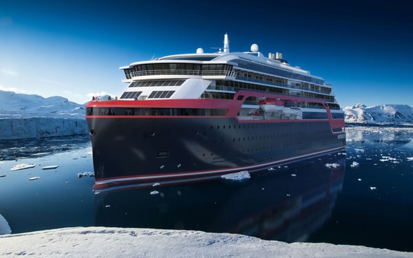 Hurtigruten's MS Roald Amundsen, one of the expedition cruise ships of the future