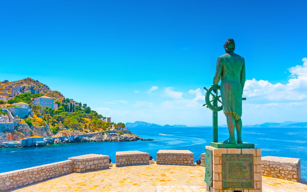 Statue in Hydra, Greece