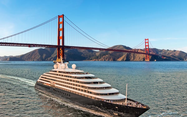 Scenic Eclipse in San Francisco, one of the best USA cruise destinations