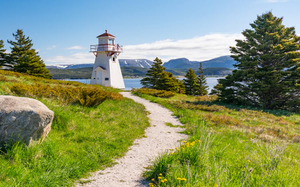 Woody Point lighthouse, Newfoundland, Canada