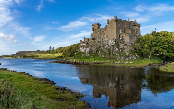 Dunvegan Castle on the Isle of Skye, Scotland