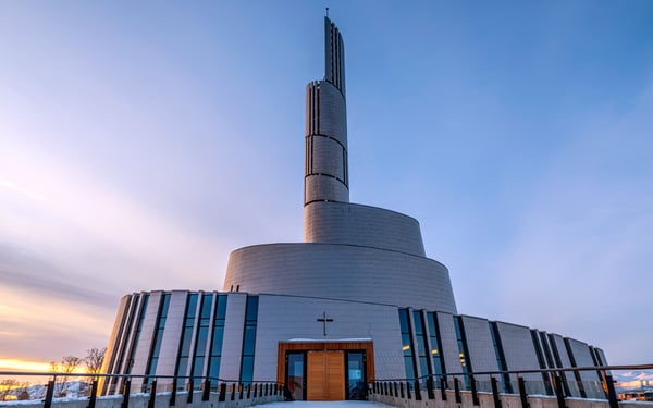 Northern Lights Cathedral in Alta, Norway