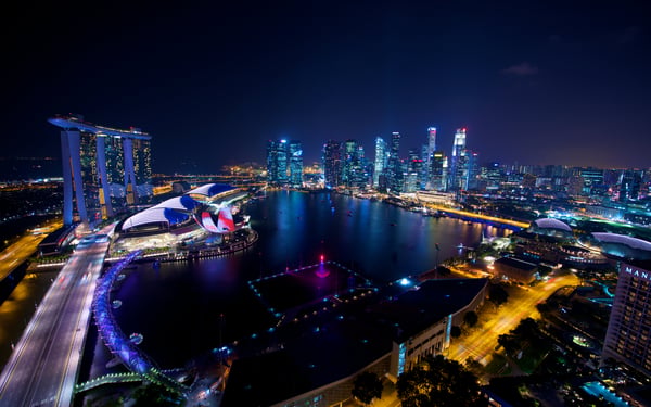 Singapore by night