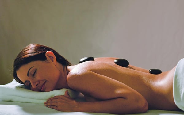 MS Paul Gauguin - Hot stone massage at the spa