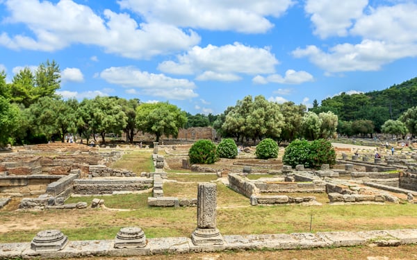 Ruins of Ancient Olympia, near Katakolon, Greece