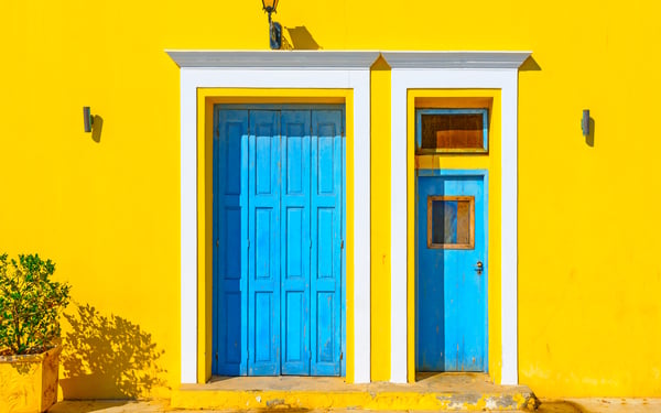 Building in Spetses, Greece