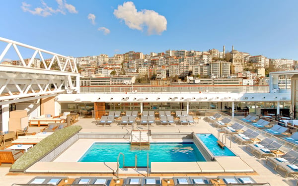 Pool on board Viking Ocean Cruises' Viking Star