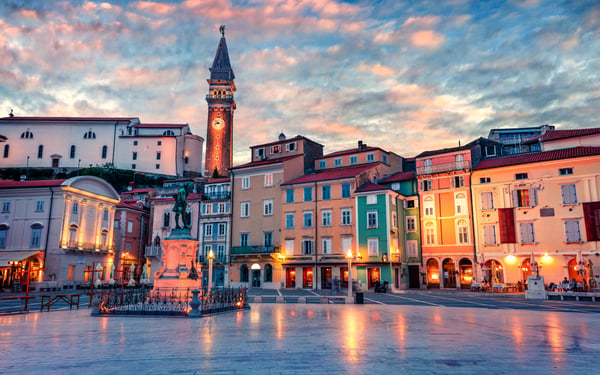 Tartini Square, Piran, Slovenia
