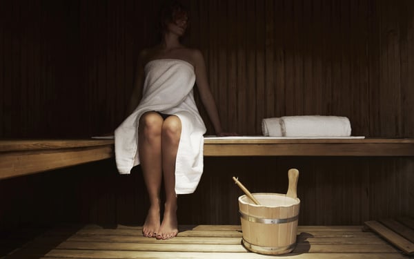 Sauna on Silversea's Silver Cloud
