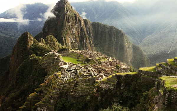 Mist over Machu Picchu, Peru