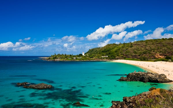 Beach on Oahu, Hawaii