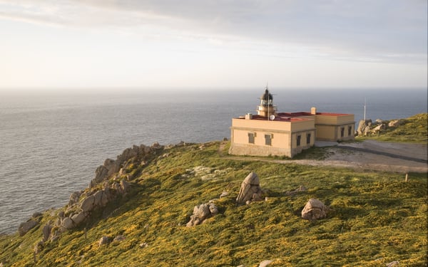 Lighthouse in Ferrol, Galicia, Spain