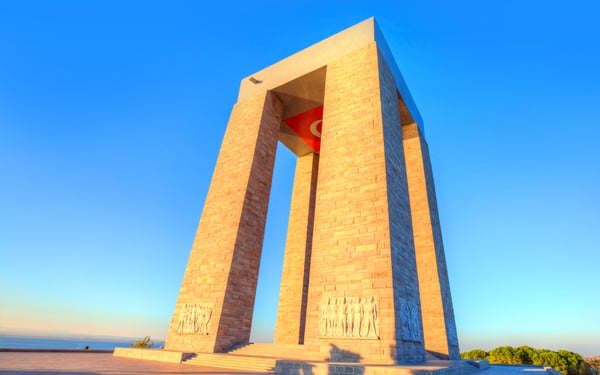 Martyrs' Memorial in Canakkale, Turkey