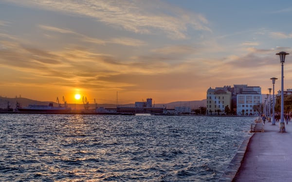 Volos harbour, Greece