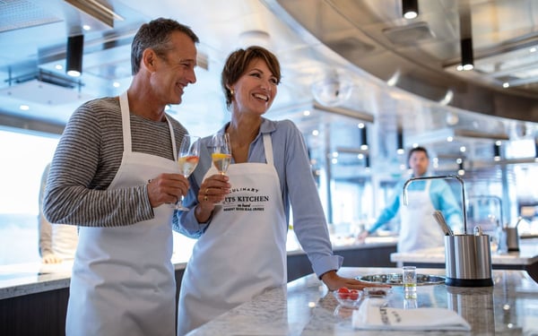 Regent Seven Seas Splendor - Culinary Arts Kitchen