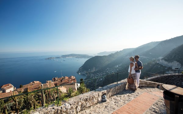 Regent Seven Seas guests in Eze, France