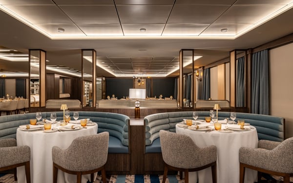 Amphora restaurant on board Windstar Cruises' Star Seeker