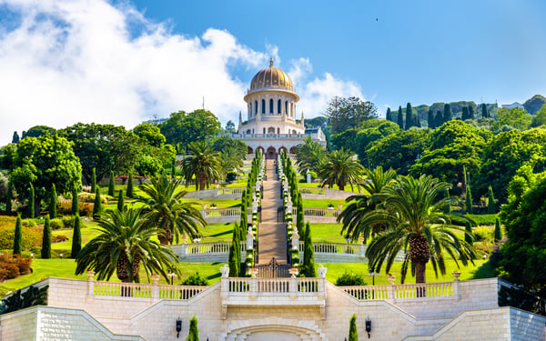 Bahai Gardens in Haifa, Israel