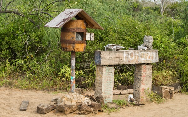 Post Office Bay on Floreana, Galapagos