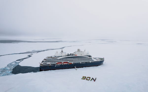 Ponant's Le Commandant Charcot at the North Pole