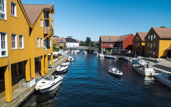 Houses in Kristiansand, Norway