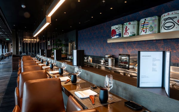 Koko's Sushi Bar on board Scenic Eclipse II