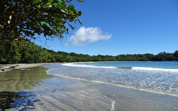 Beach on Isla Parida, Panama