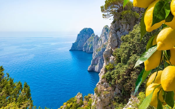 Faraglioni Rocks on Capri Island, Italy