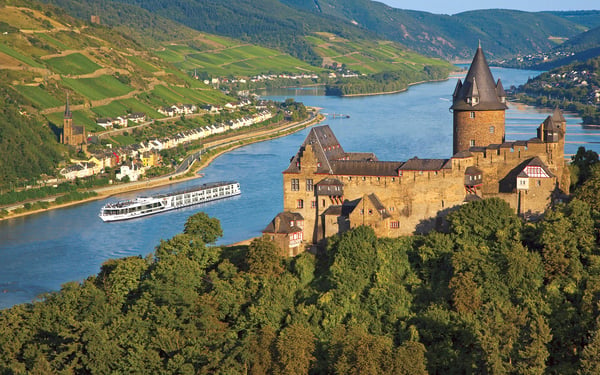 A Scenic river cruise on the Rhine