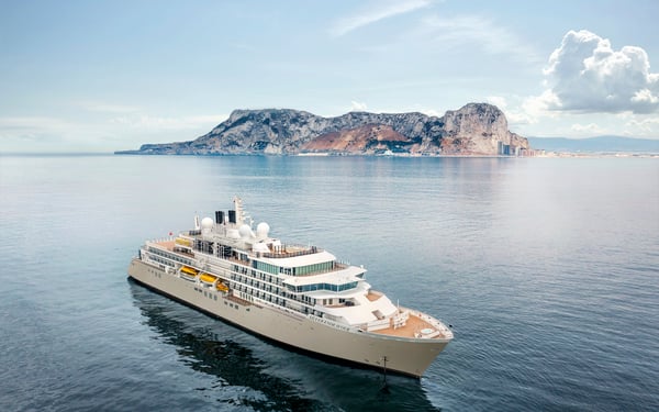 Crystal Endeavor, now owned by Silversea and renamed Silver Endeavour