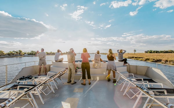 Chobe river cruise on board the Zambezi Queen