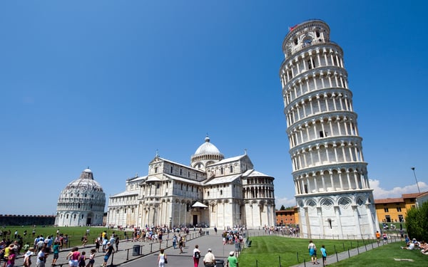 The leaning tower of Pisa, Italy