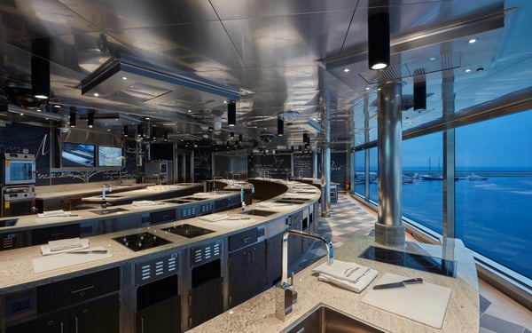 Regent Seven Seas Explorer - Culinary Arts Kitchen