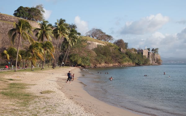 Fort-de-France beach, Martinique