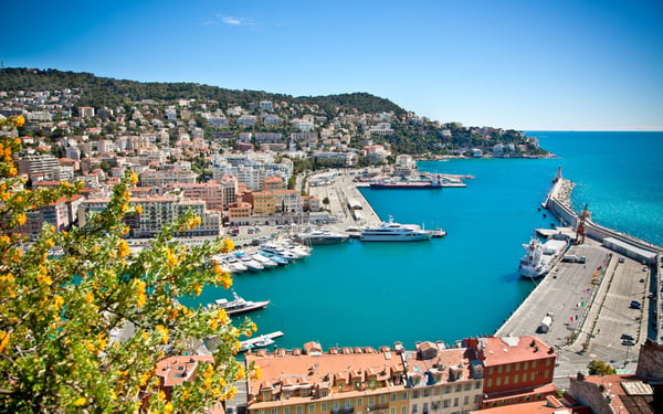 Nice harbour, France