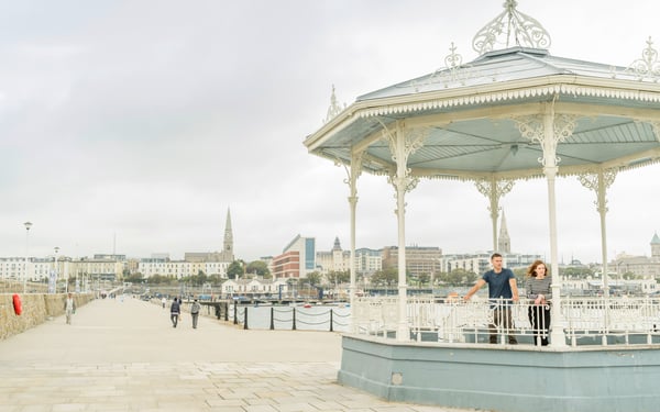 Bandstand at Dun Laoghaire harbour, Dublin
