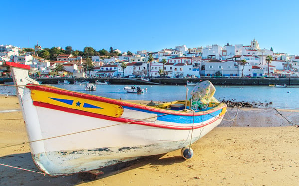 Boat in Portimao, Portugal