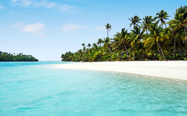 One Foot Island, Aitutaki lagoon, Cook Islands