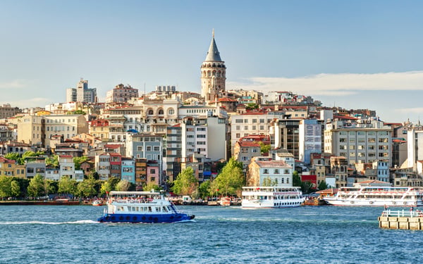 Istanbul city skyline