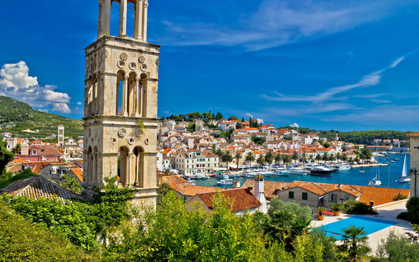View over Hvar, Croatia