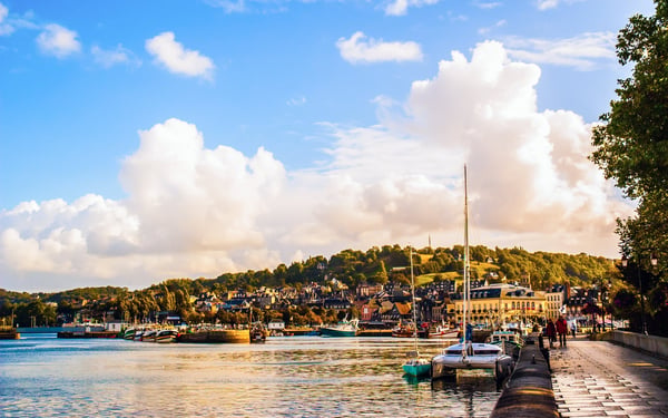 Honfleur harbour, France